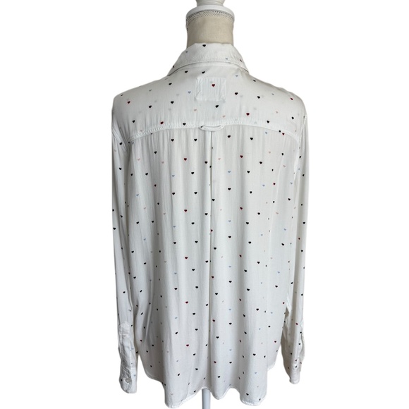 Rails Rocsi Multi Hearts Button Down Shirt - Picture 4 of 13